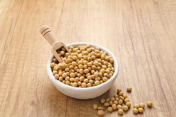 Soybean seeds (kacang kedelai), food ingredients
