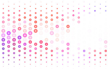Light Blue, Red vector texture with disks.