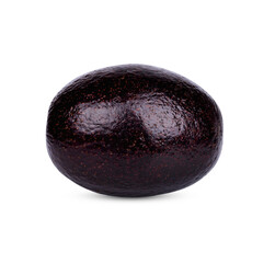 Ripe avocado isolated on transparent background (.PNG)