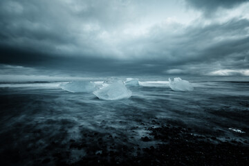 Melting glaciers,Global warming,environment pollution, global warming heating impact concept. Change climate concept.Climate Crisis and Breakdown.Climate Emergency