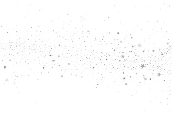 Light silver glitter confetti background. White festive texture.