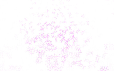 Fototapeta na wymiar Light Purple vector pattern with artificial intelligence network.