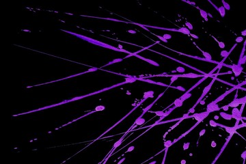 Pink-Purple Colorful fluorescent splashes or streaks on black background,Art abstract texture,Abstract color,Abstract Textures 
