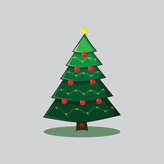 christmas tree vector