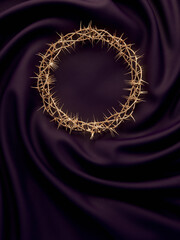 Crown Of Thorns And Royal Cloth