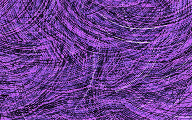 Light Purple vector template with curved lines.