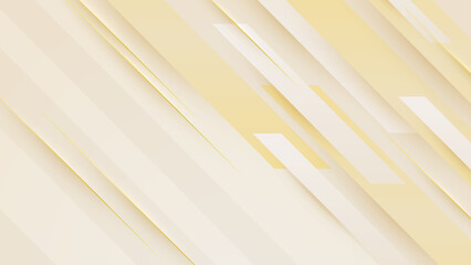 Obraz premium Abstract white and gold shapes background