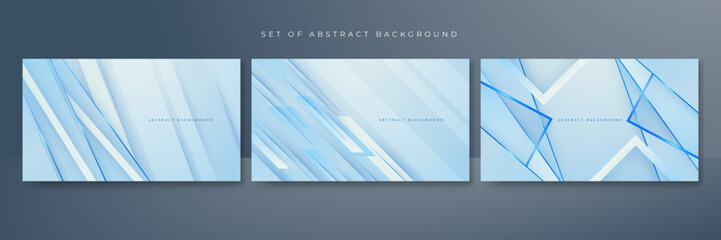 Fototapeta premium Abstract light blue background