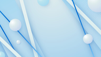 Abstract light blue background. Vector abstract graphic design banner pattern presentation background web template.
