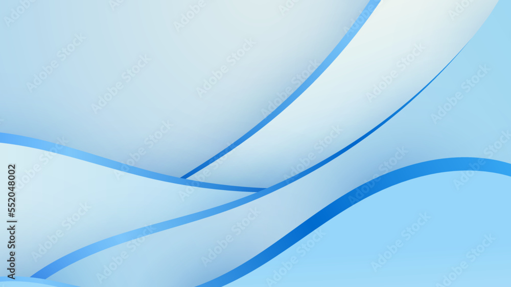 Wall mural luxury shiny element soft blue design background