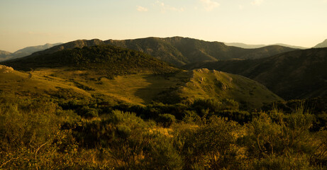 Landscape in Montaña palentina, Castilla, Spain