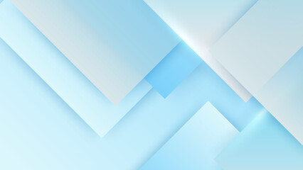 Abstract light blue background with soft white gradient color. Vector illustration abstract graphic design banner pattern presentation background web template.