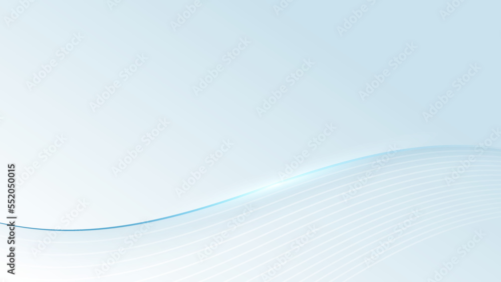 Poster abstract light blue background with soft white gradient color. vector illustration abstract graphic 
