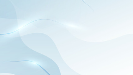 Abstract light blue background with soft white gradient color. Vector illustration abstract graphic design banner pattern presentation background web template.
