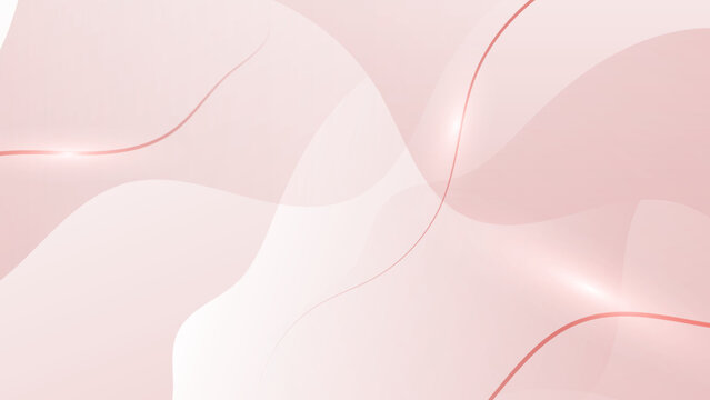 Abstract light pink background with lines and layers. Vector design illustration.