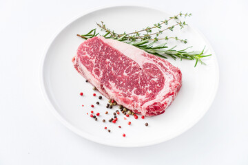 raw steak