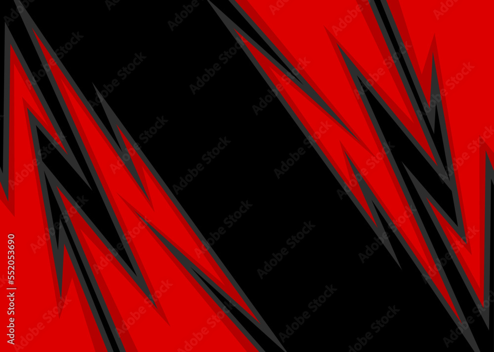 Poster abstract background with reflective sharp arrow pattern and with some copy space area