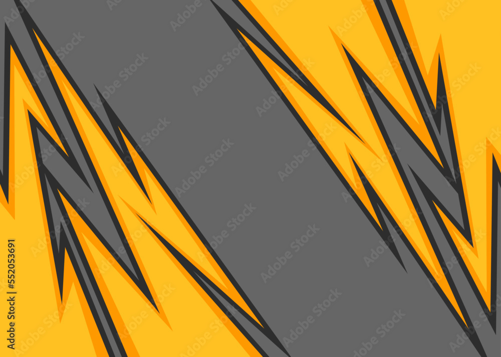 Poster abstract background with reflective sharp arrow pattern and with some copy space area