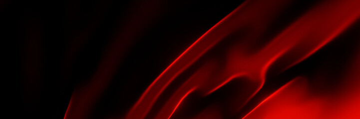 Red and black abstract wave background.