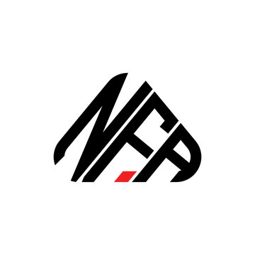 NFA letter logo creative design with vector graphic, NFA simple and modern logo.