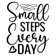 Small Steps Every Day SVG