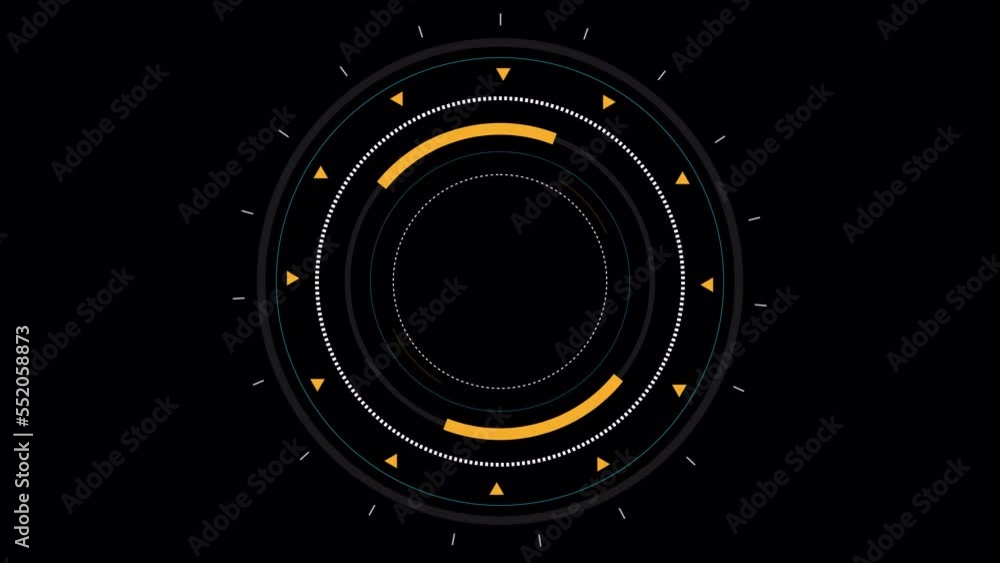 Poster PNG Alpha.Abstract Circle and line HUD technological futuristic elements.particle data background future design.