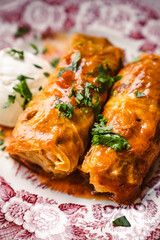 CUSINE meal 
cabbage rolls with minced meat