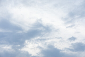 Fototapeta premium Blue sky covered with clouds.