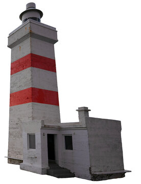 lighthouse isolated on transparent background