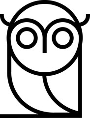 Owl outline icon