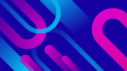 Abstract technology background with blue and pink color gradient. Hi-tech computer digital technology concept. Abstract technology communication vector illustration.