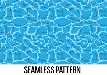 seamless pattern of water surface, clean water surface
