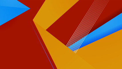Fototapeta na wymiar abstract red blue orange background