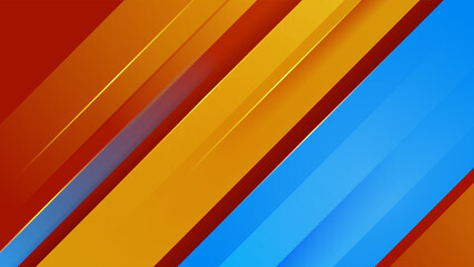 abstract red blue orange background