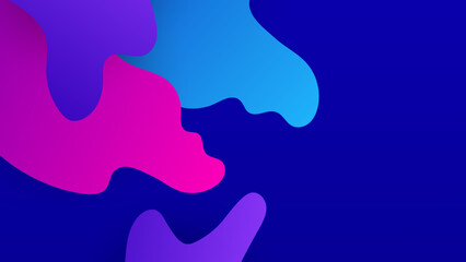 Abstract technology futuristic blue and pink neon color geometric arrows shapes motion background