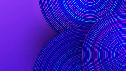 Abstract blue and pink gradient background with geometric dynamic shapes and sport speed motion element. Design for technology background, hi-tech, sport