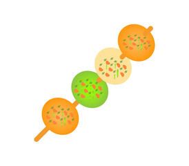 orange fruit on white