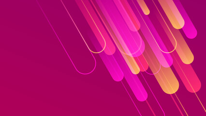 Modern trendy viva magenta 2023 background with pink magenta and orange gradient color. Vector illustration abstract graphic design banner pattern presentation background web template.
