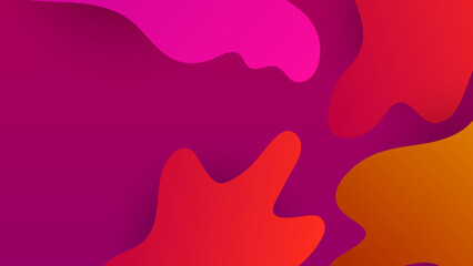 Modern trendy viva magenta 2023 background with pink magenta and orange gradient color. Vector illustration abstract graphic design banner pattern presentation background web template.