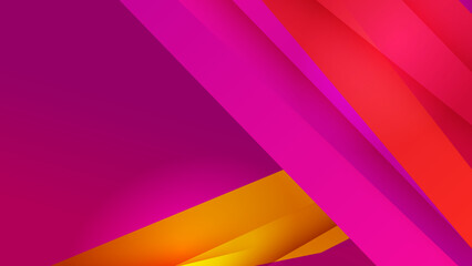 Modern trendy viva magenta 2023 background with pink magenta and orange gradient color. Vector illustration abstract graphic design banner pattern presentation background web template.