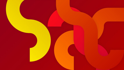 Abstract red and orange gradient background