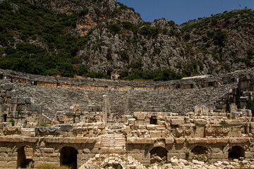 Myra, Antik ,Kenti ,Antalya ,,
ruins of ancient roman amphitheater