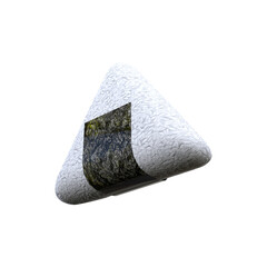ONIGIRI 3D RENDER ISOLATED IMAGES