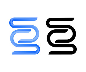 S letter book logo design. Education logo icon design