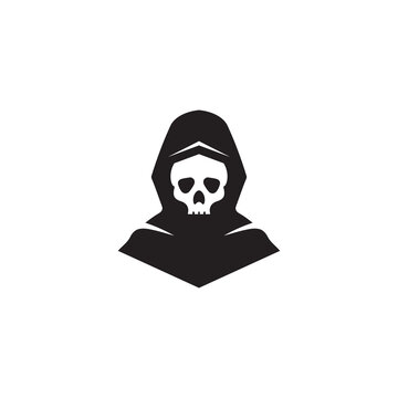 recommend clip art: Dead skull Reaper logo vector. Skull reaper vector illustration