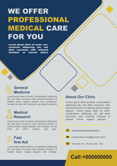 Fototapeta premium Medical Flyer Design