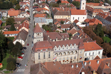 Croatian national hall building, Krizevci, Croatia