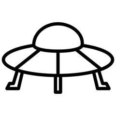ufo monster spaceship icon