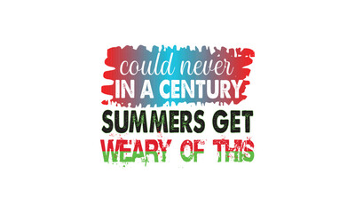 Holiday summer design