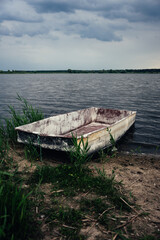 Obraz premium boat on the beach